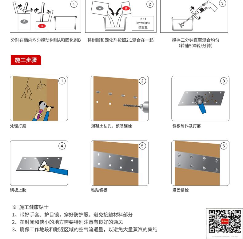 包钢花都粘钢加固施工过程